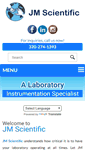 Mobile Screenshot of jmscientific.com